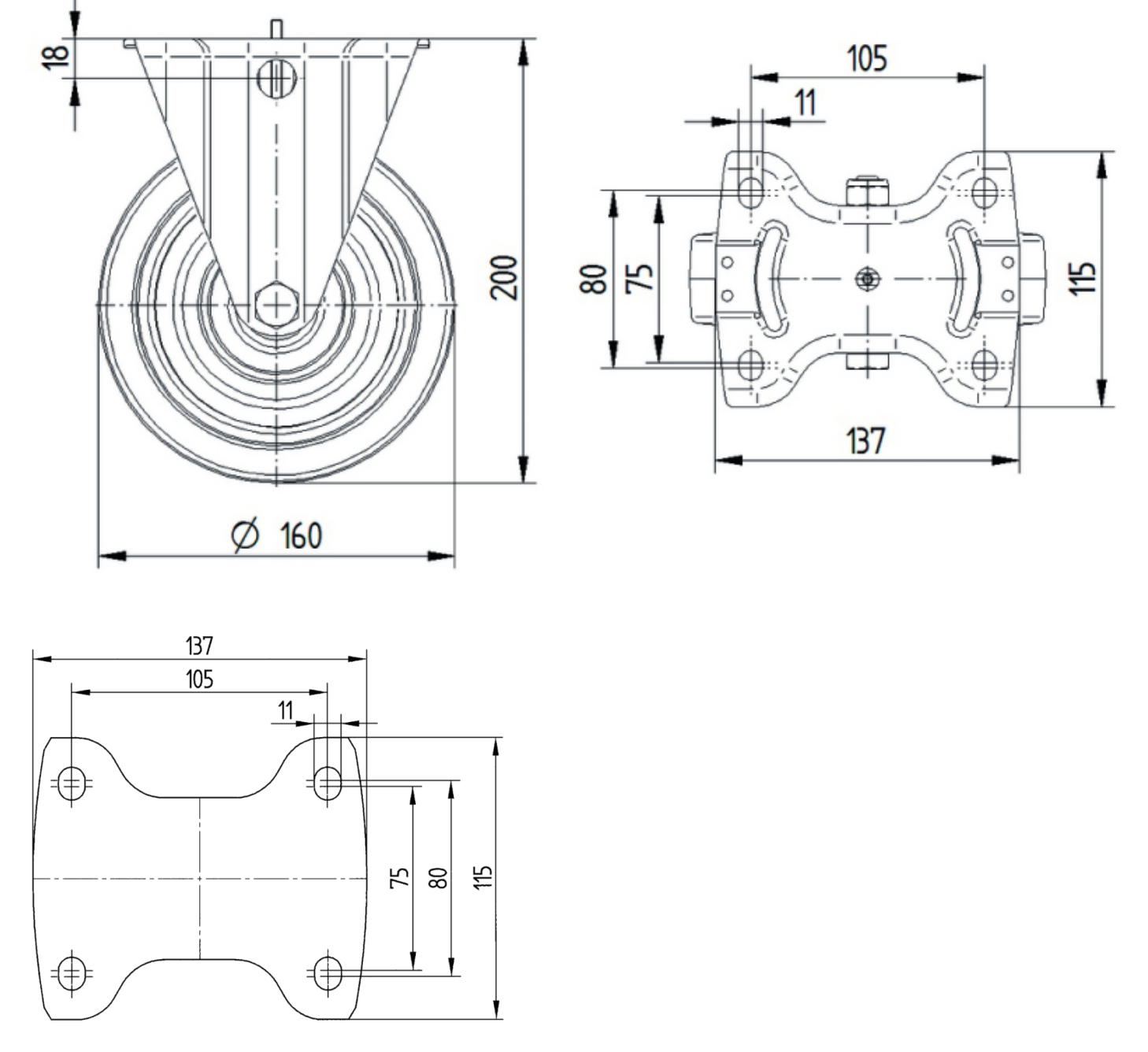 349D UFP 160 P67 M5x14 Totmannbremse – Bild 2